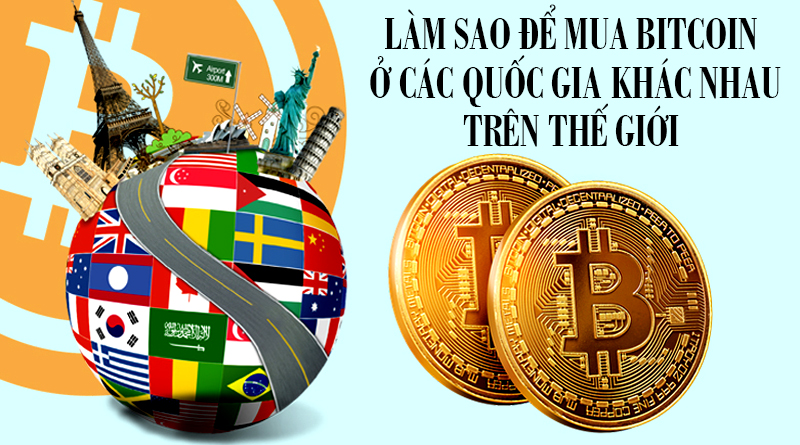 hướng dẫn mua Bitcoin ở mọi quốc gia